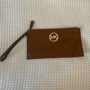 Michael Kors Leather Wristlet